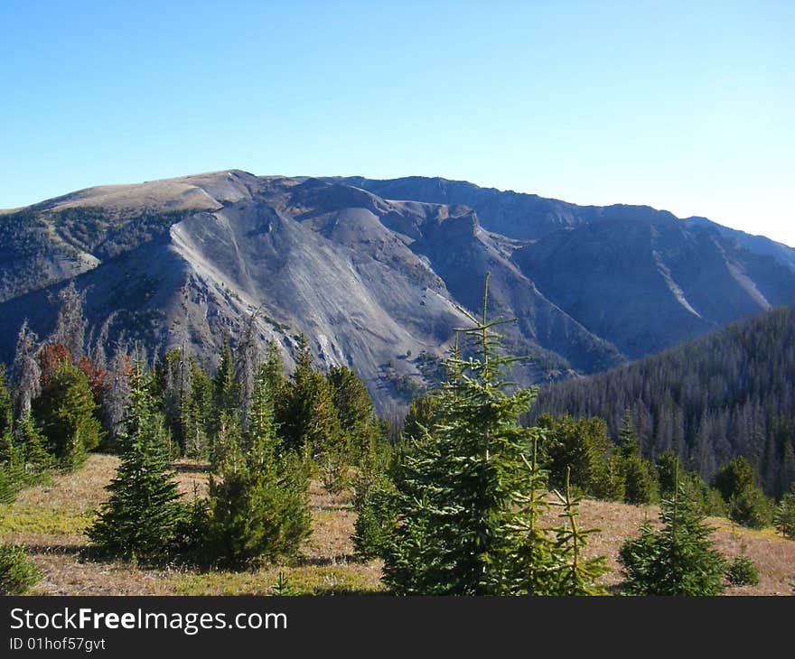 Wyoming mountaintop