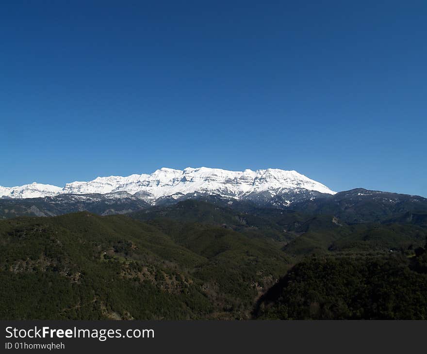 Top of tzoumerka mountain (greece)