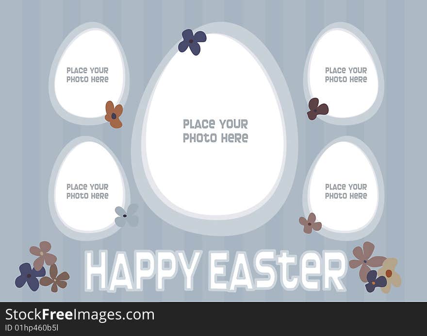 Easter egg photo frame