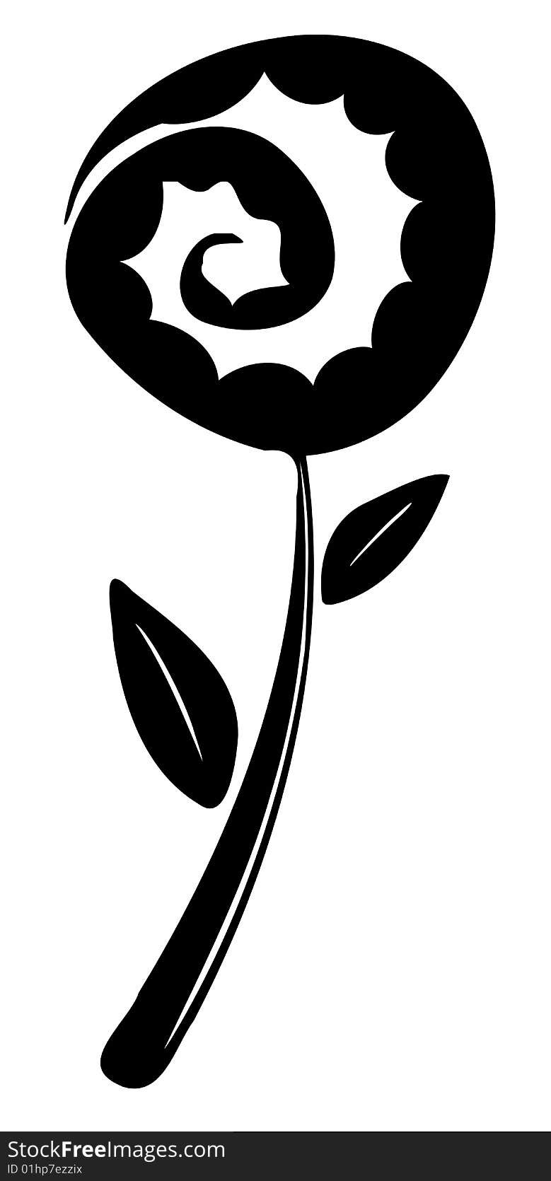 A nice stylish flower illustration. A nice stylish flower illustration