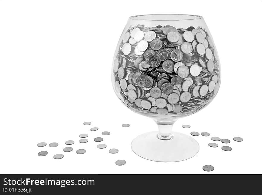 Glass With Money