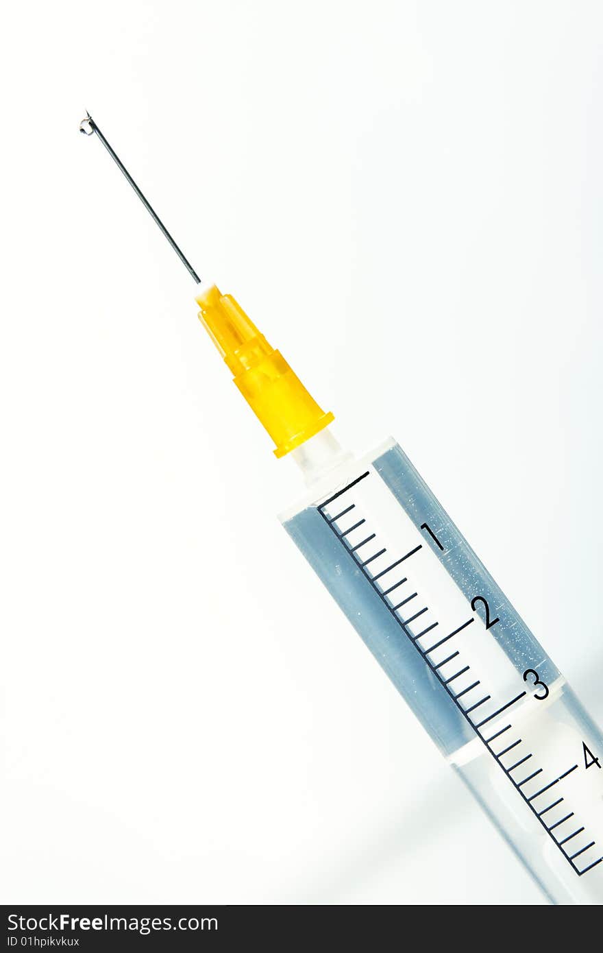 Syringe With Hypodermic Needle