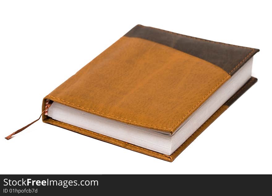 Notebook with book-mark