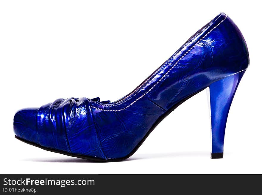 Womanish shoes isolated