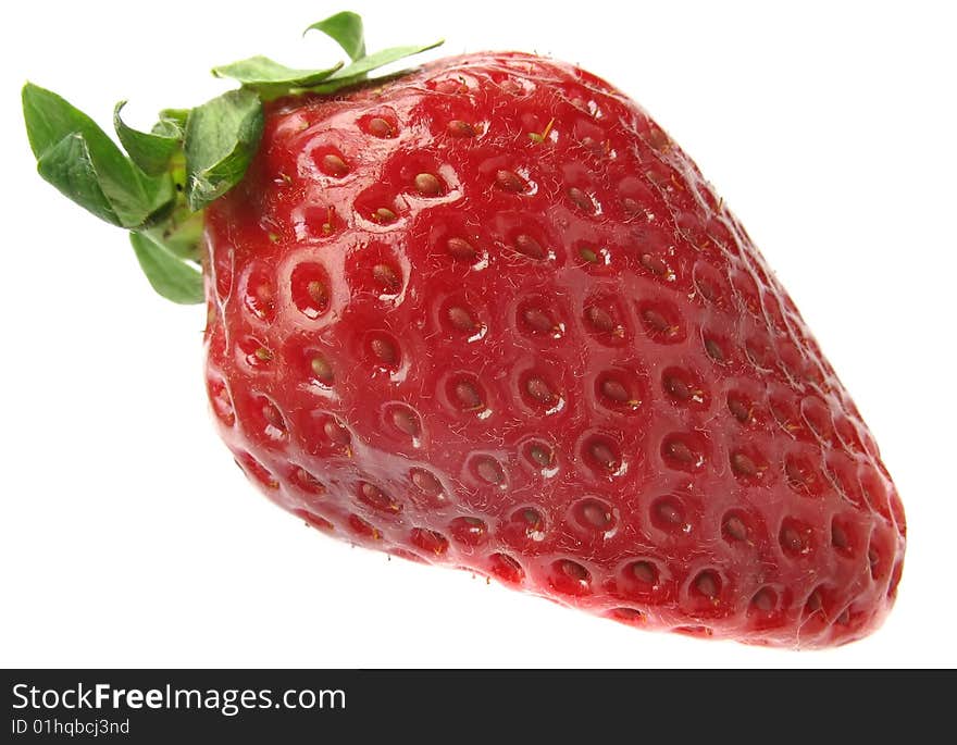 The increased large berry of a strawberry. The increased large berry of a strawberry