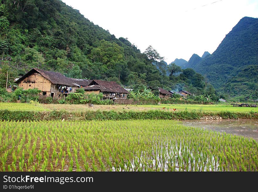 Village in the mountain