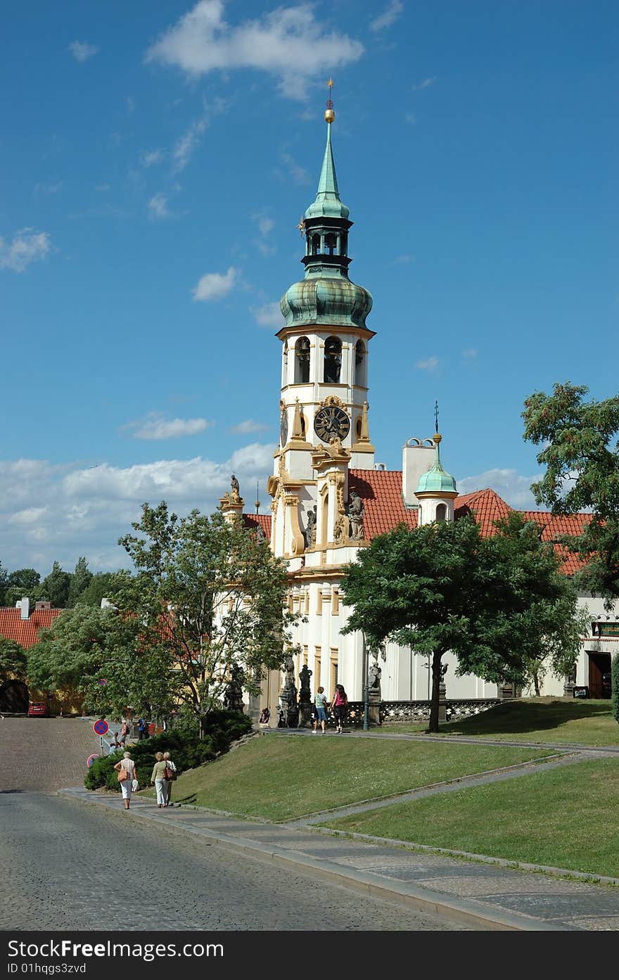 Famous Loretta church in Prague