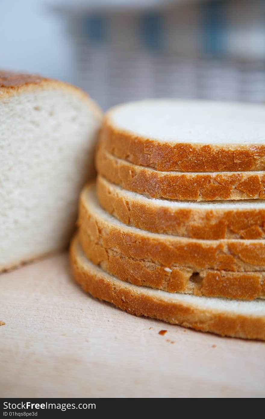 Fresh bread in the morning breakfast