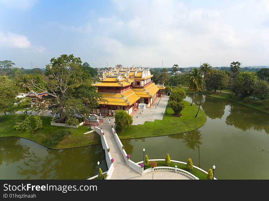 Bang Pa-In Palace, Bangkok, Thailand.