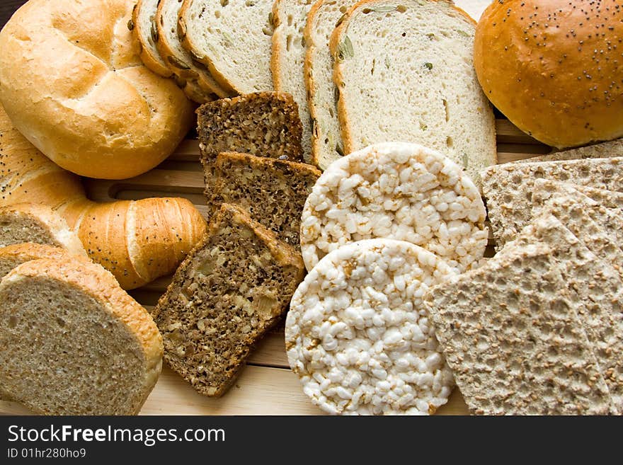 Good fresh healthy bread background. Good fresh healthy bread background