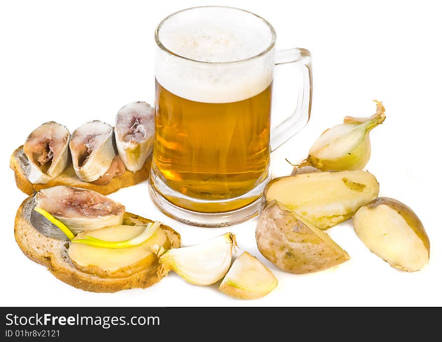 Beer with herring