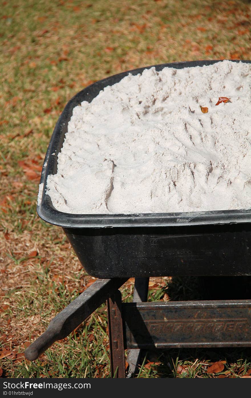 Wheel Barrel of Sand