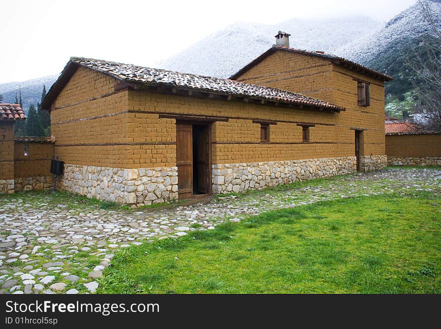 Old house in a Greek village