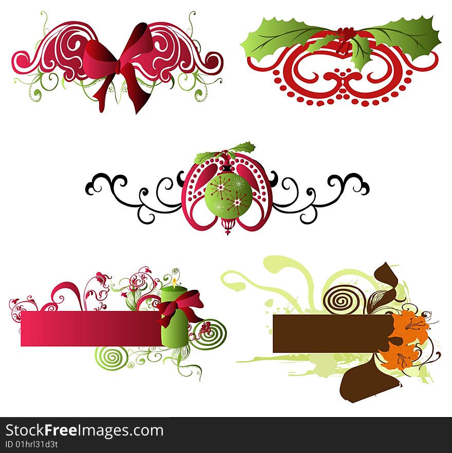 Flower Background with wave pattern, element for design,  illustration