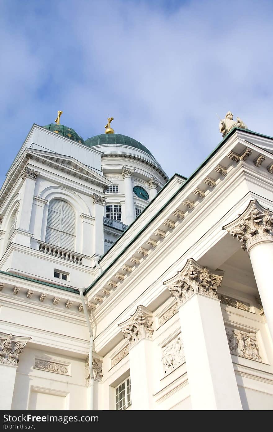 Helsinki Cathedral in the Blue Sky