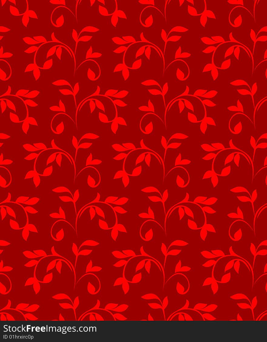 Red seamless pattern. Vector illustration