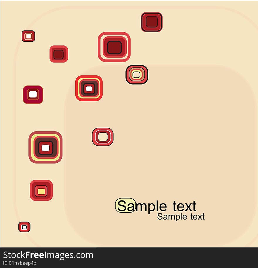 Stylish squares for your text