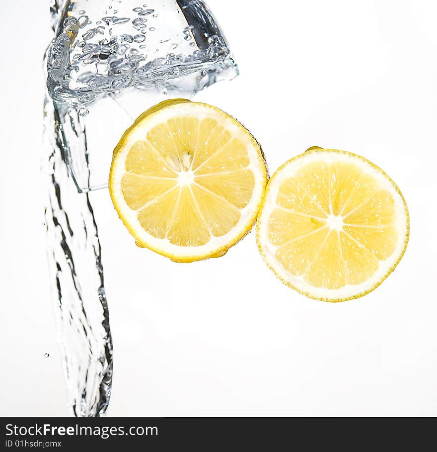 Lemon with water