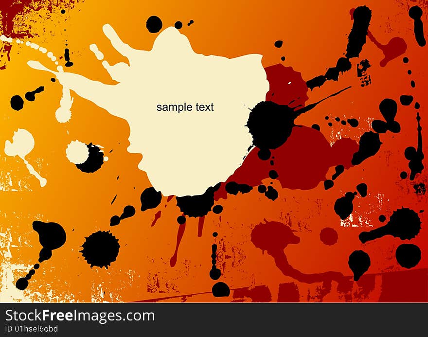 Grunge background with splashes. Abstract illustration. (EPS and JPG formats). Grunge background with splashes. Abstract illustration. (EPS and JPG formats)