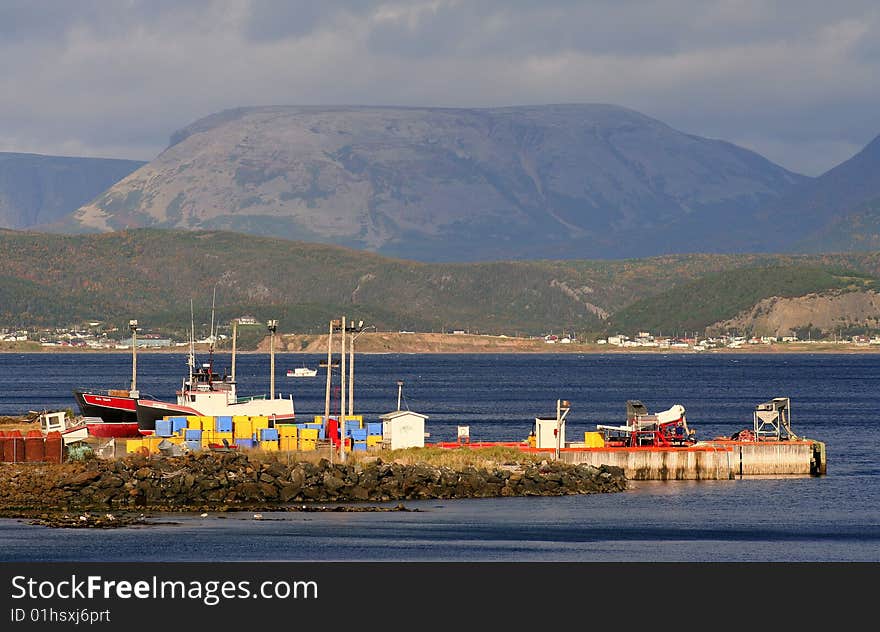 Village of Woody Point in Gros Morne National Park, Newfoundland, Canada