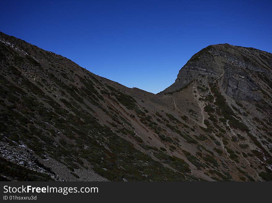 Taiwan's beautiful snowy mountain