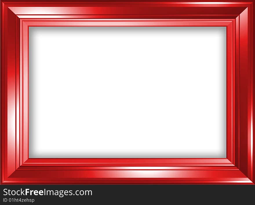 Empty Frame isolated on white. Empty Frame isolated on white.