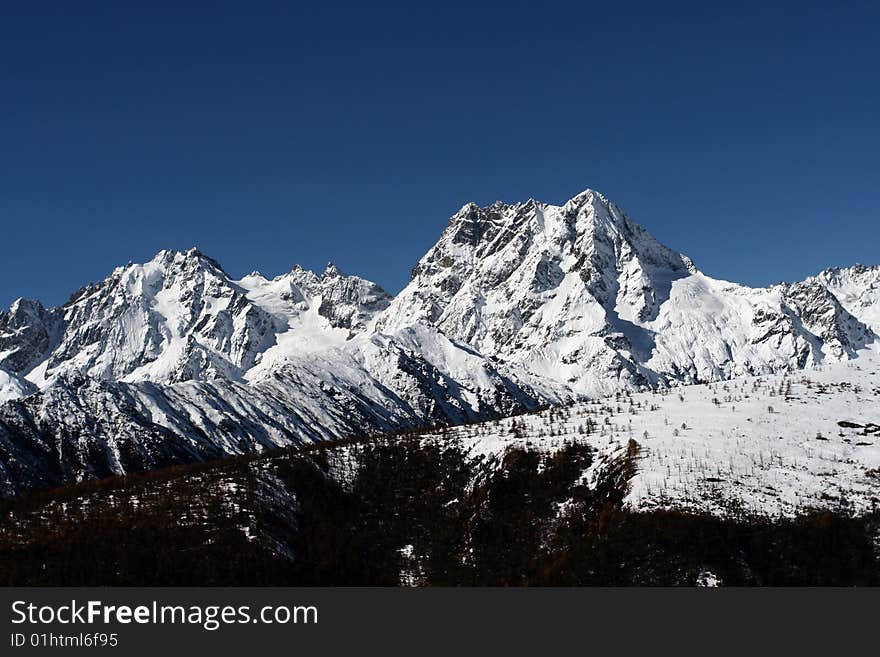 Large mountain