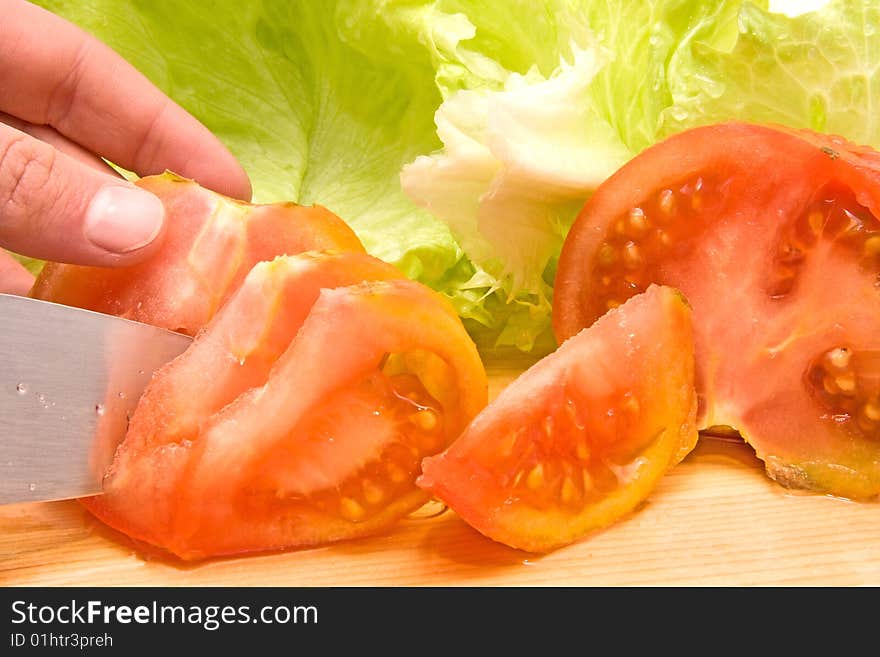 Tomatoes With Salad