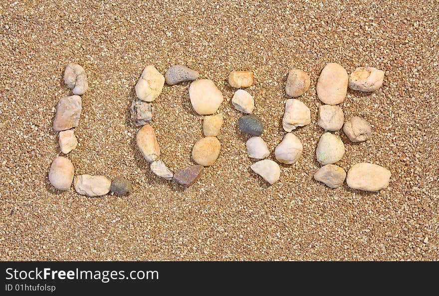 Sand Writing