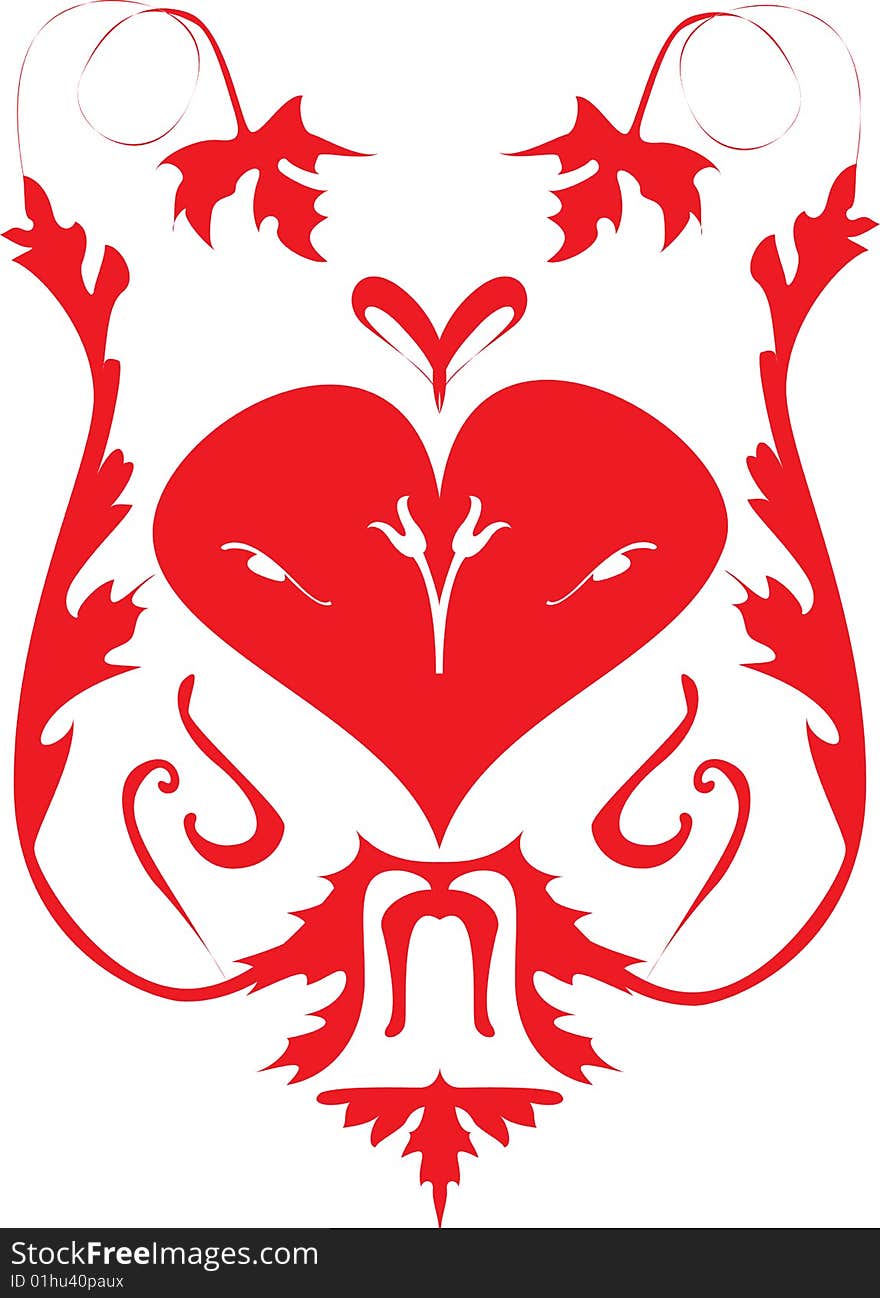 Red Decorative Heart