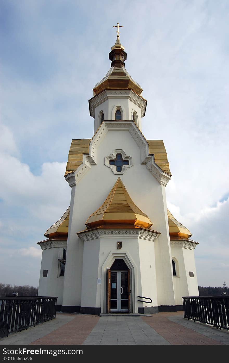 Saint Nicholas on the water church in Kiev, Ukraine. Saint Nicholas on the water church in Kiev, Ukraine