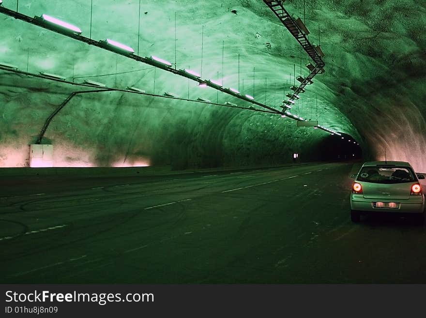 The longest tunnel in Norway. The longest tunnel in Norway