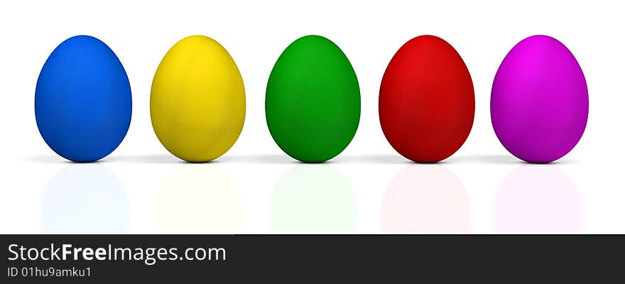 Color eggs