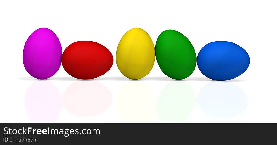 Color eggs