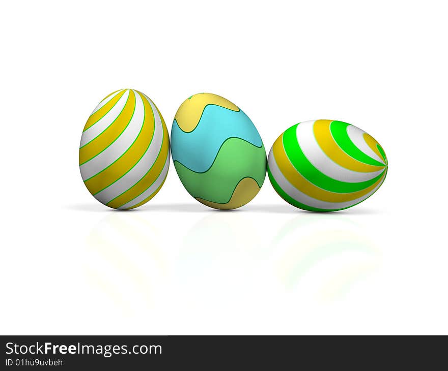 Color eggs