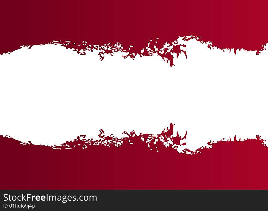 Abstract red background in white color