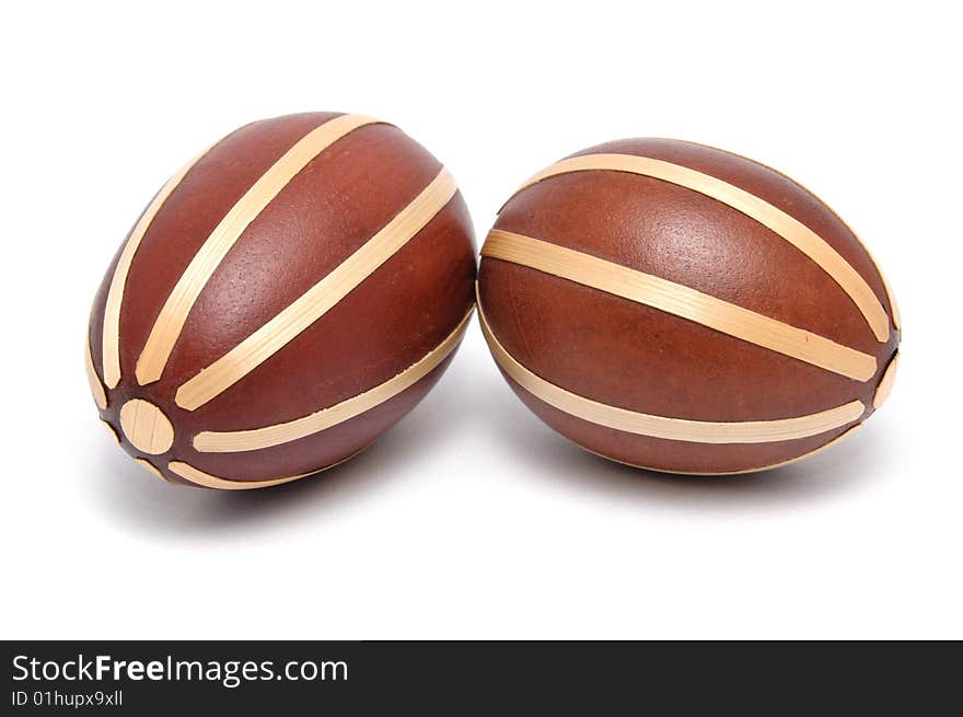 Pair of easter eggs