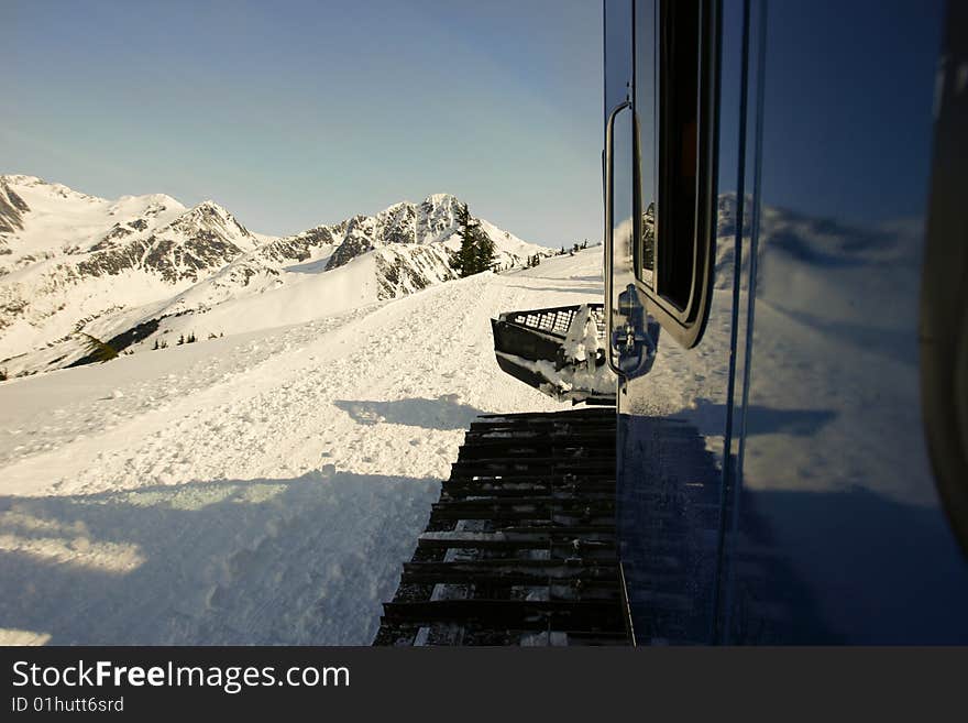 Snow Cat in Alaska