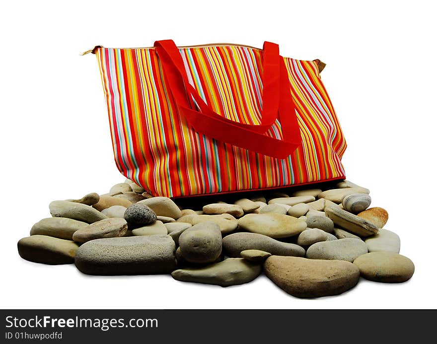 Bag To Rest On An Isolated White Background