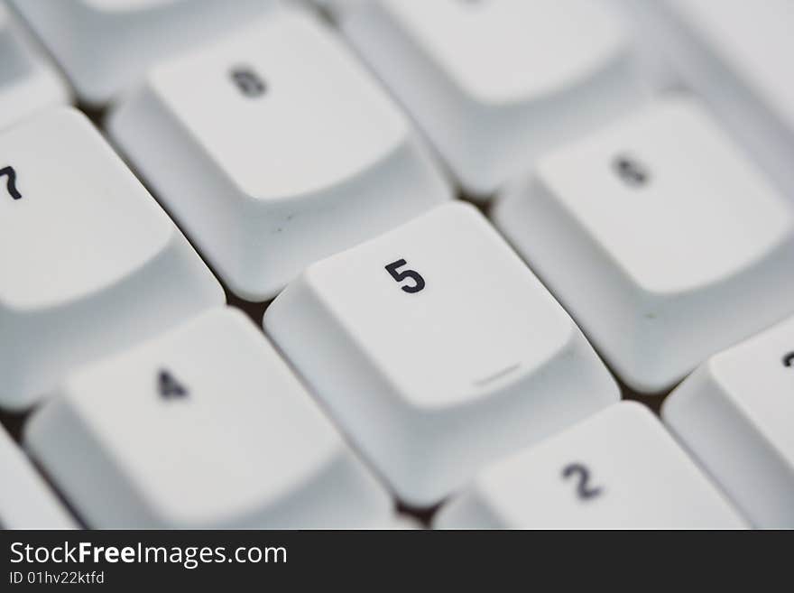 Computer keyboard selective focus