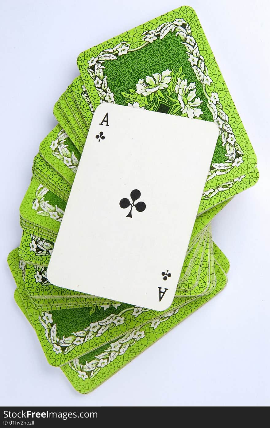 Photo of ace on deck of cards