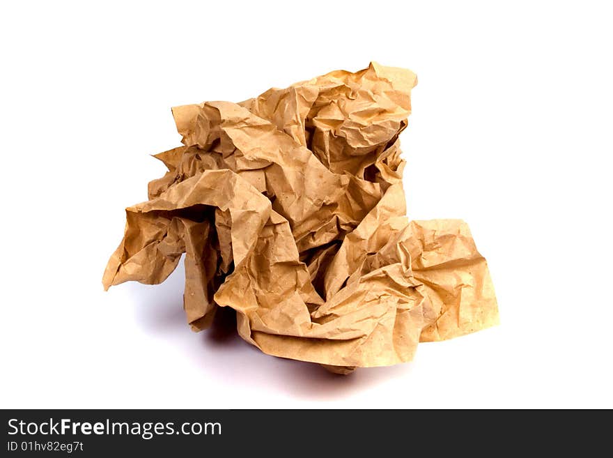 Crumpled paper