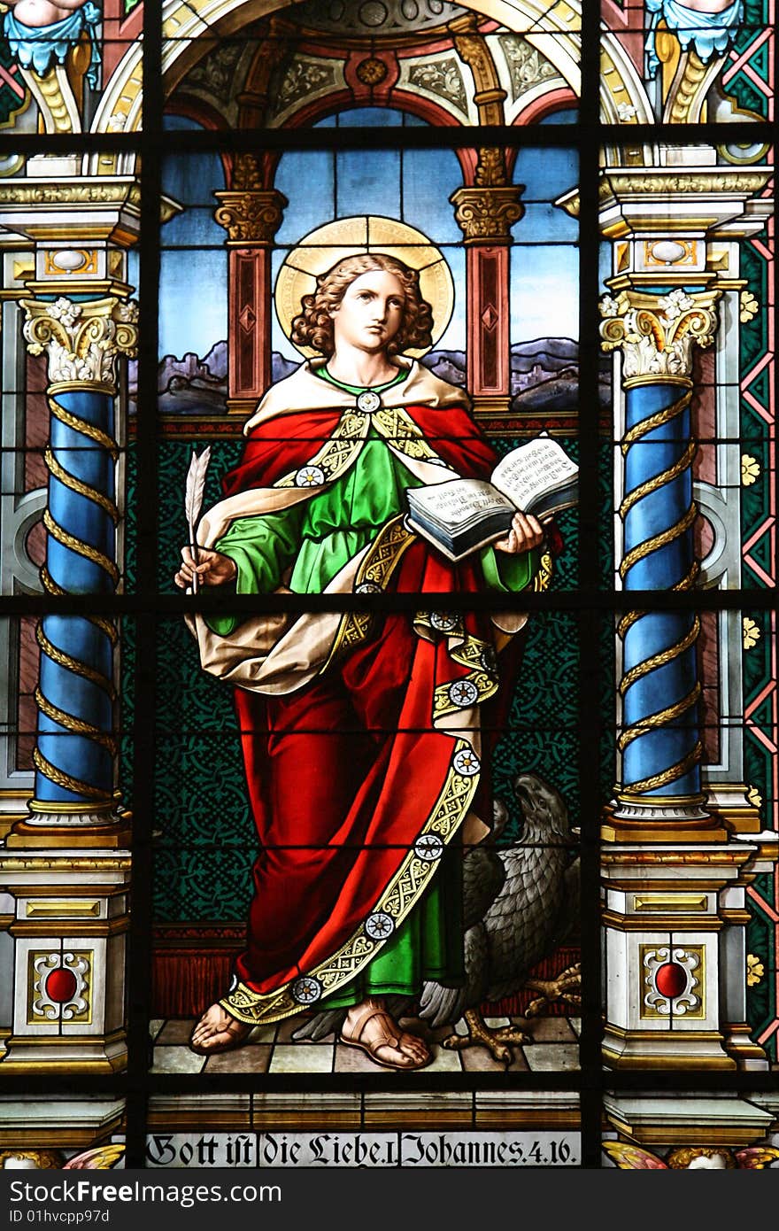 Stained glass window