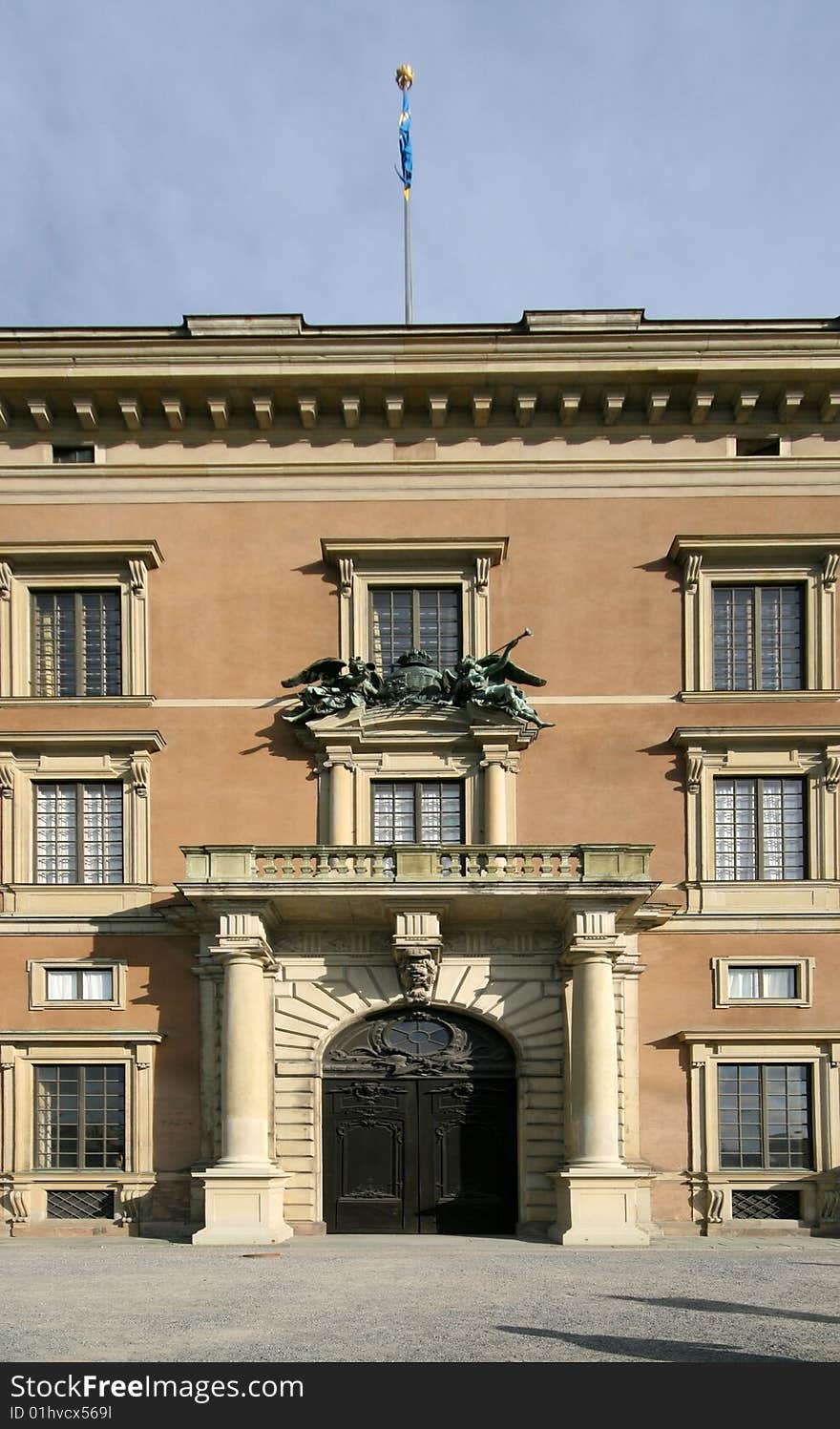 Entrance Of A Stockholm Palace