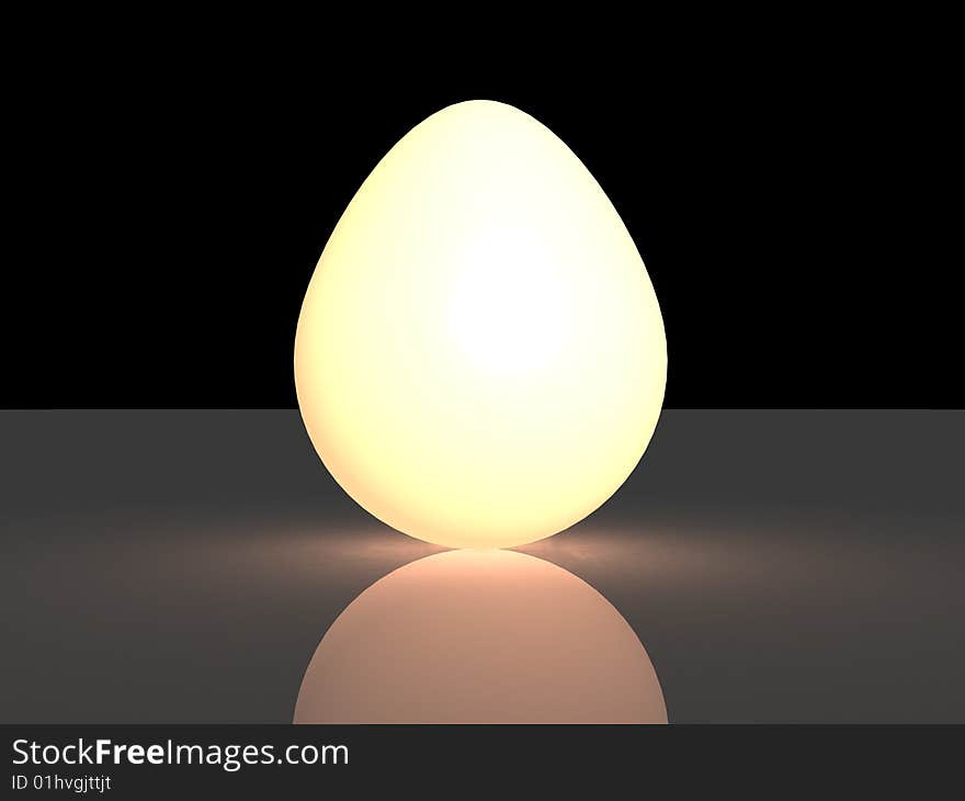 Glowing egg