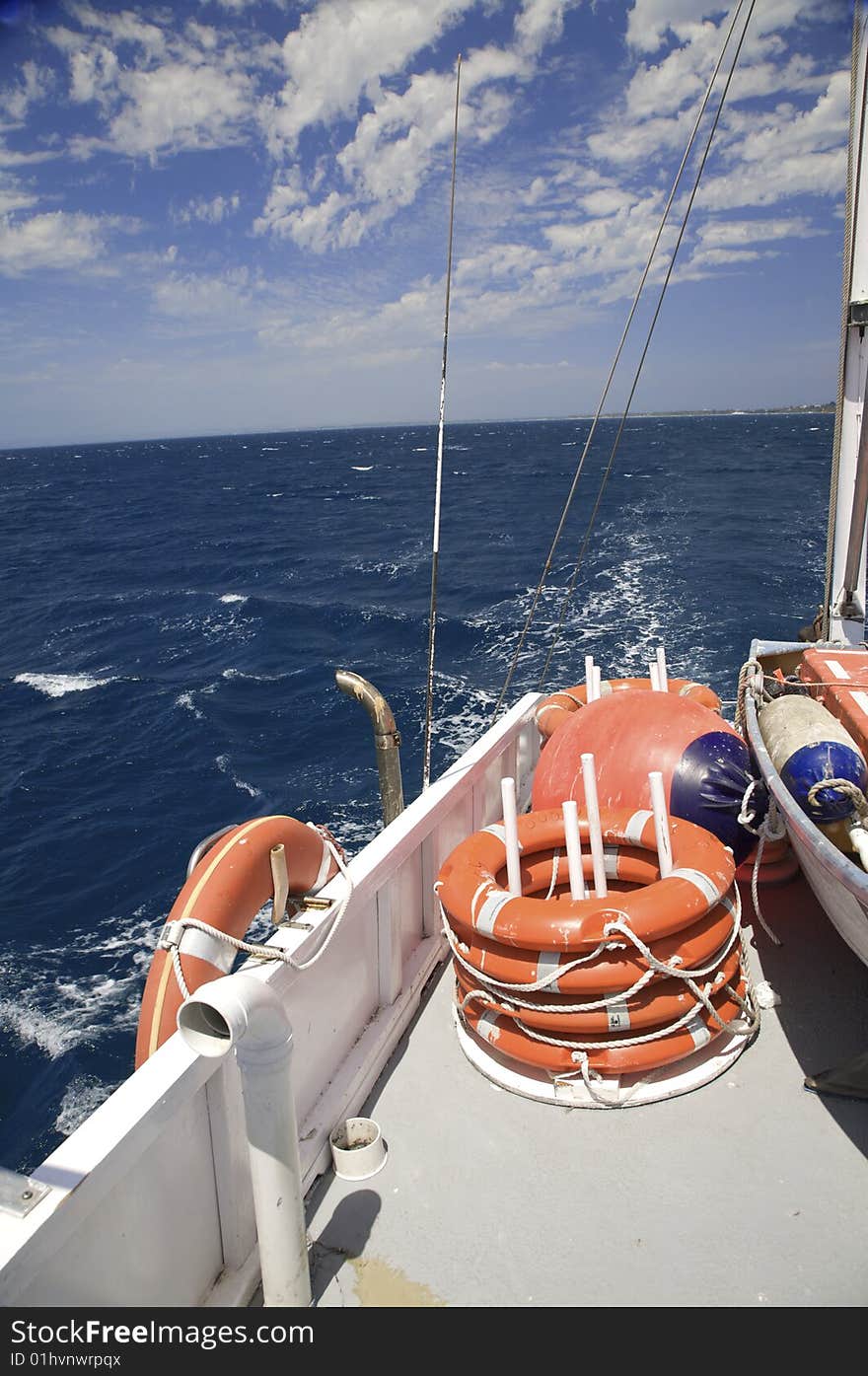 Boat On Open Water