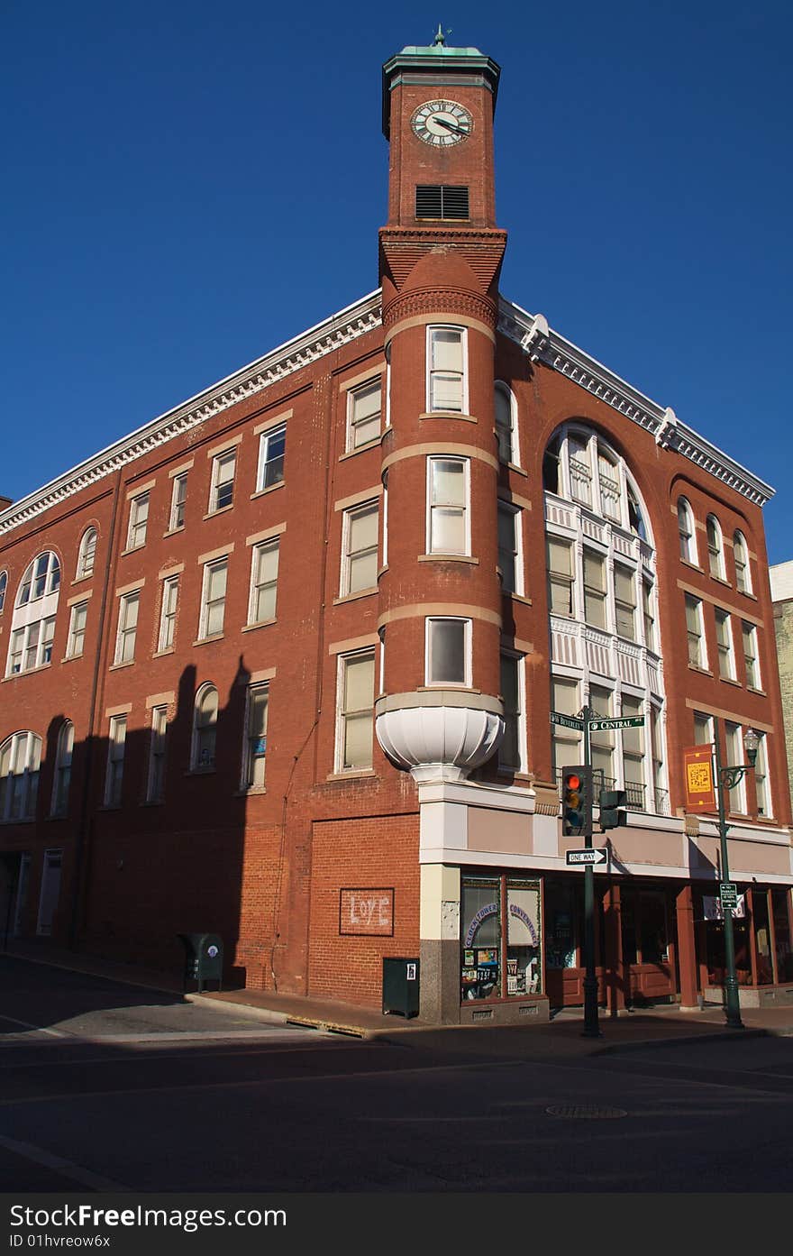 Historic red brick Clock Tower