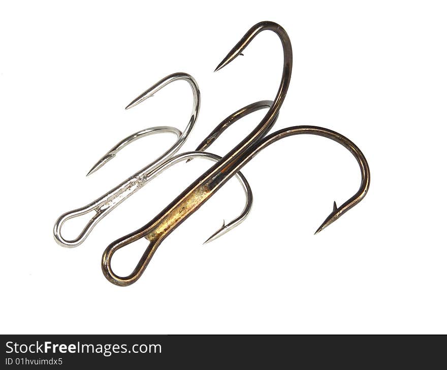 Two fishing hook