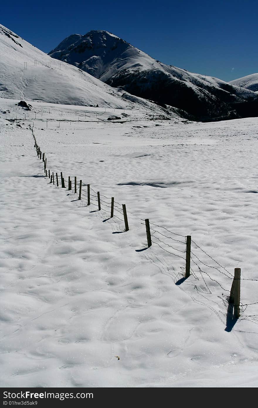 Many snows in tibetan plateau