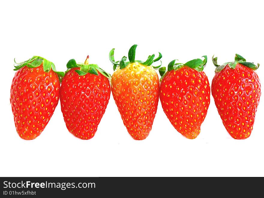 Close up Fresh Strawberries Fruits. Close up Fresh Strawberries Fruits